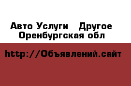 Авто Услуги - Другое. Оренбургская обл.